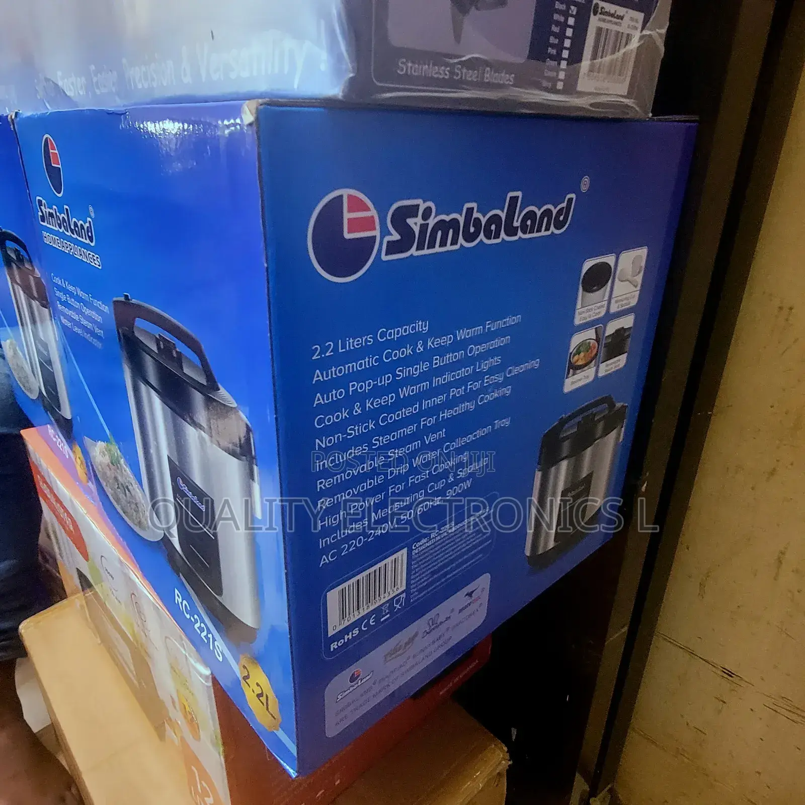 Simbaland 2.2L Rice Cooker