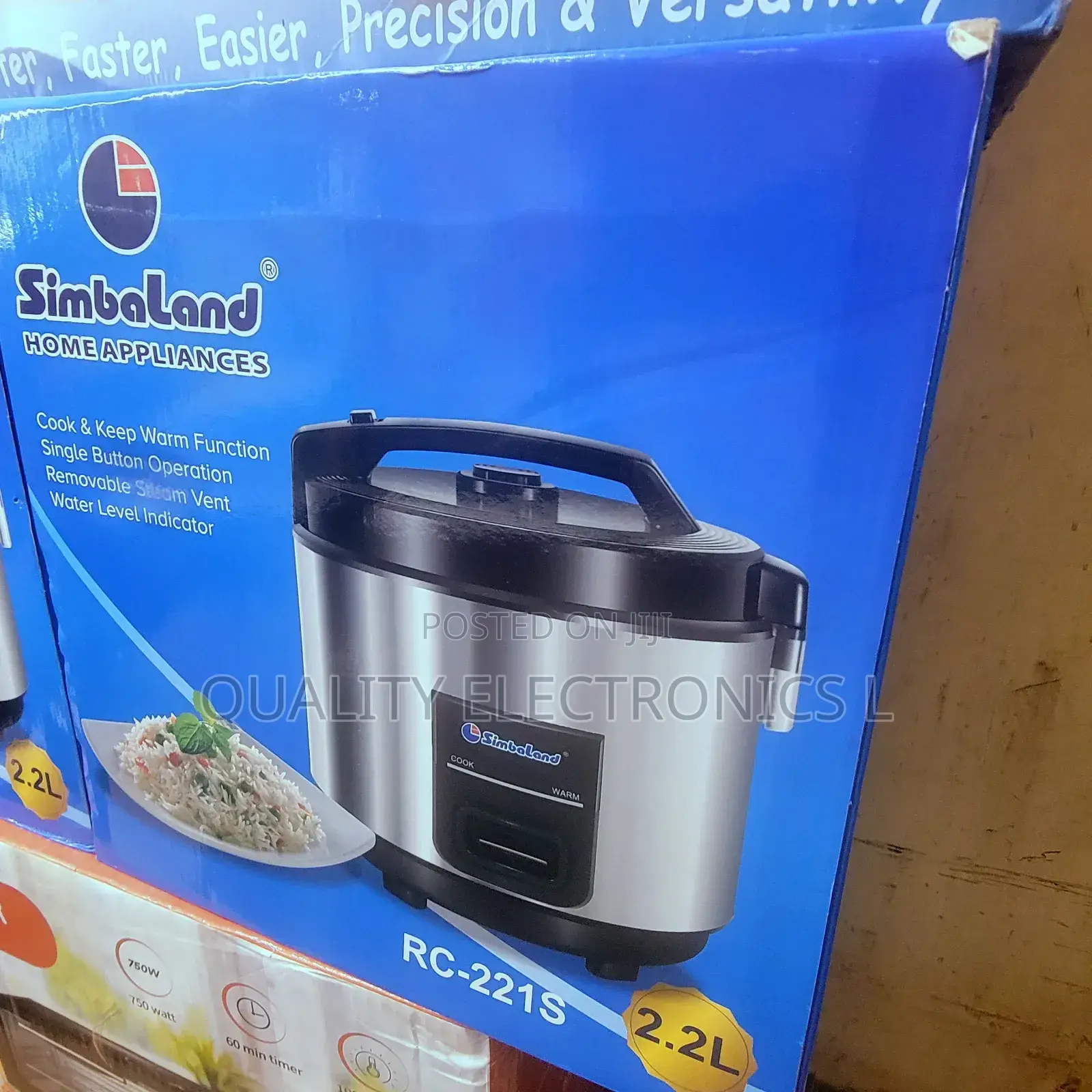 Simbaland 2.2L Rice Cooker
