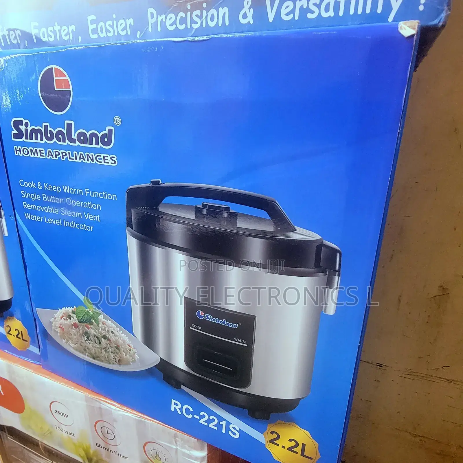 Simbaland 2.2L Rice Cooker