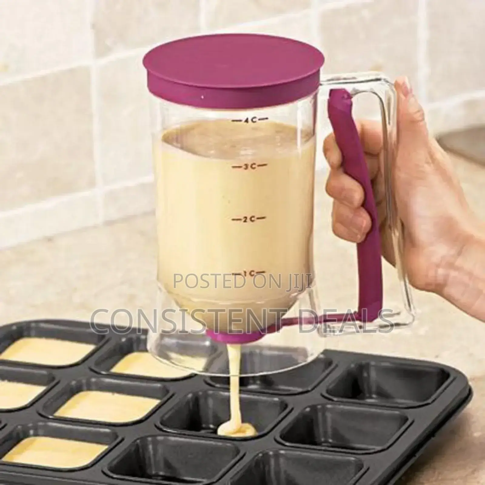 Clear Cupcake Butter Dispenser