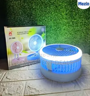 Folding Desktop Portable Lamp Fan