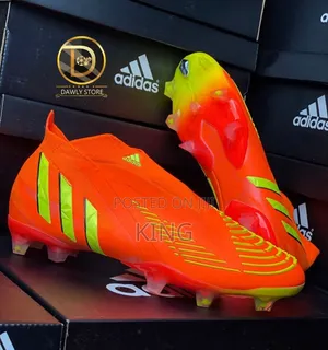 Adidas Men's Predator Edge+ FG Orange Soccer Boots
