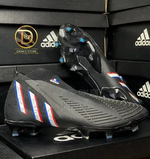 Adidas Men's Predator Edge+ FG Black Football Boots