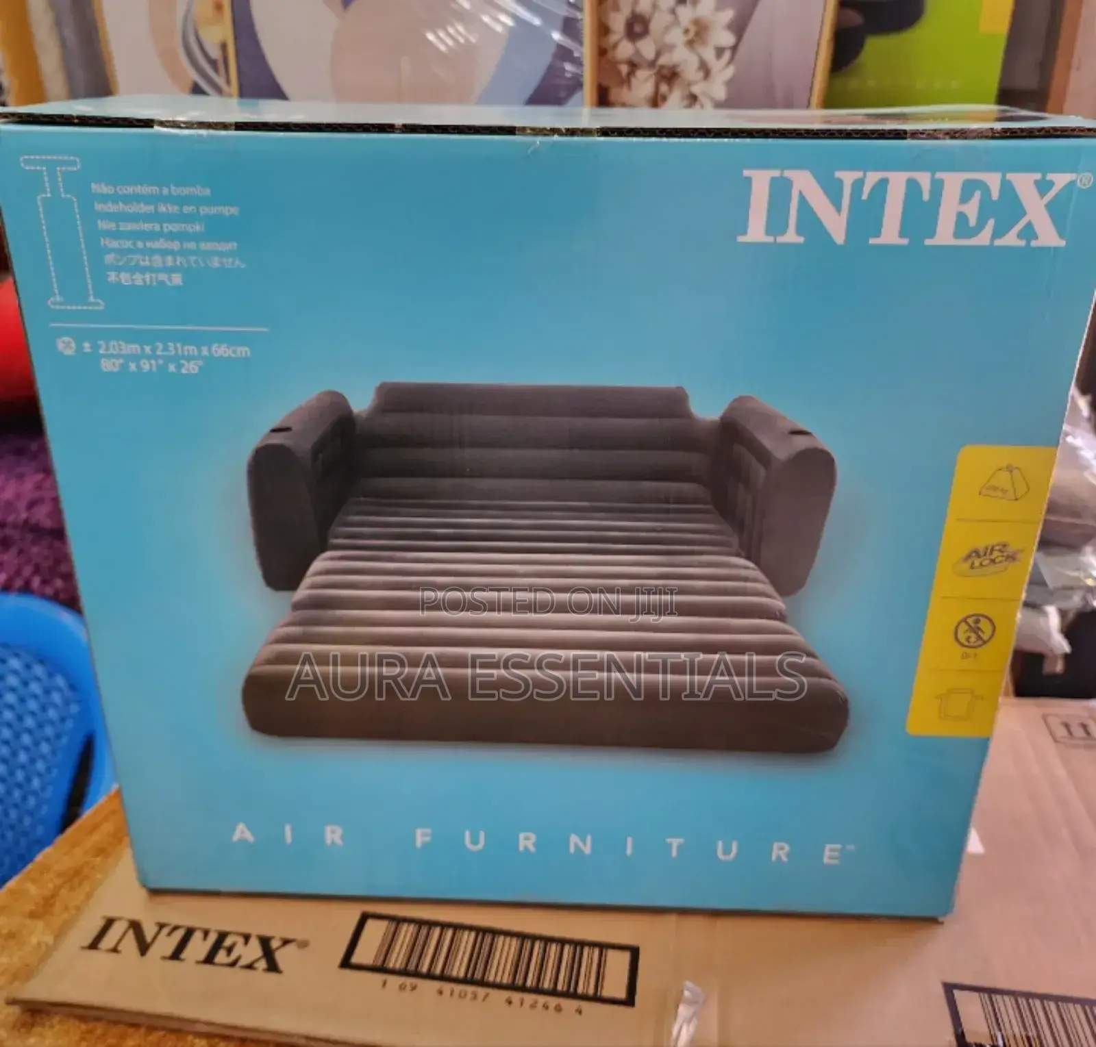 Intex Inflatable Sofa Bed Double Pull Out Sofa