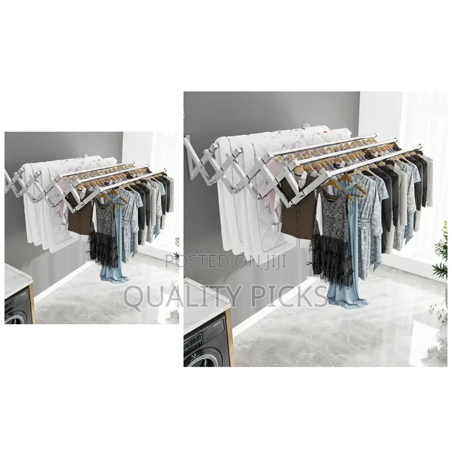 Telescopic Clothes Hanging Rack