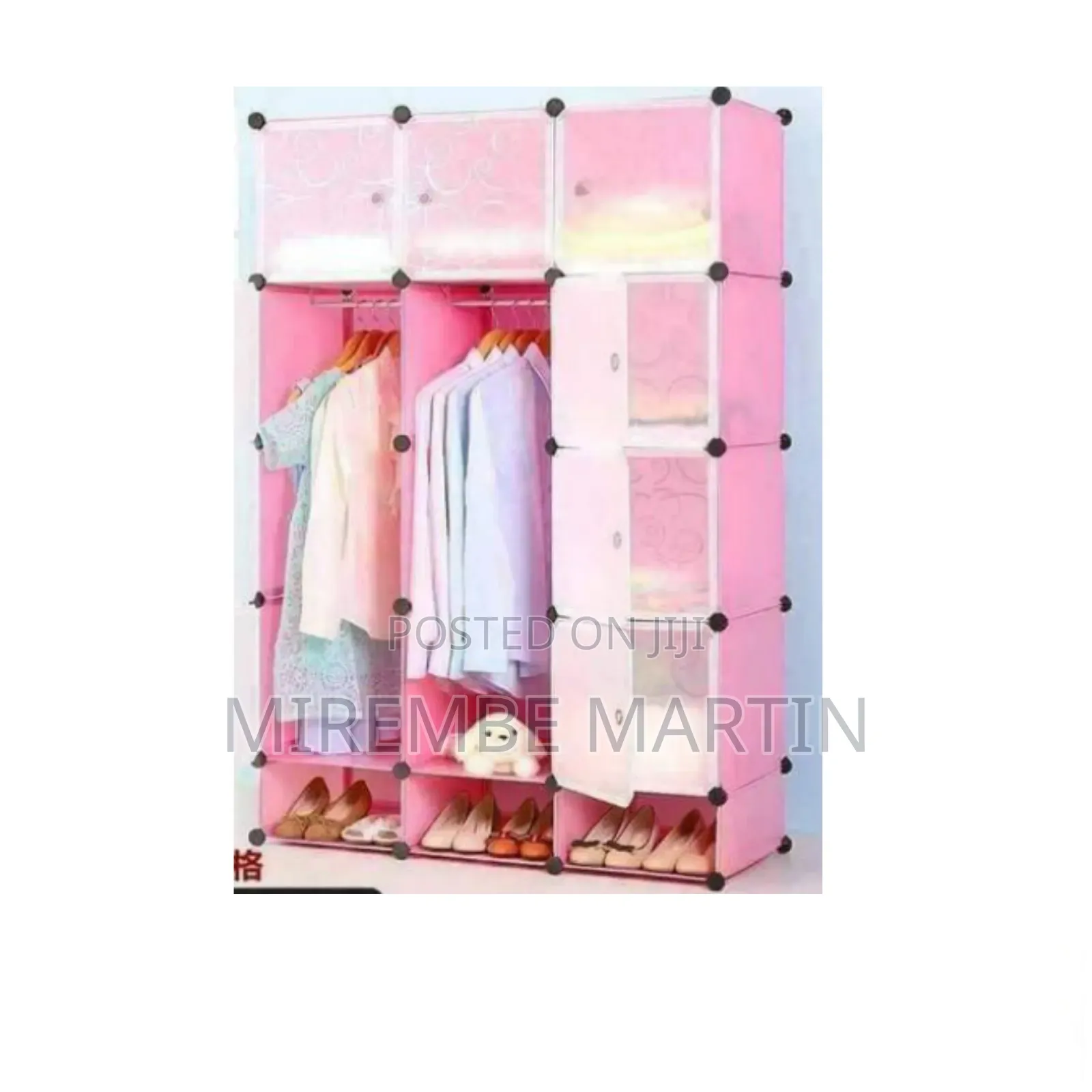 3 Columns Plastic Wardrobe.