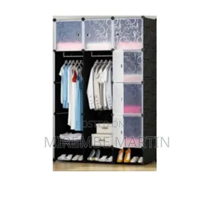 3 Columns Plastic Wardrobe.
