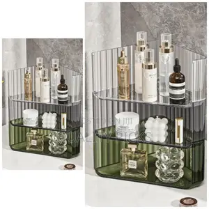 Triangular Acrylic Cosmetic Organizer