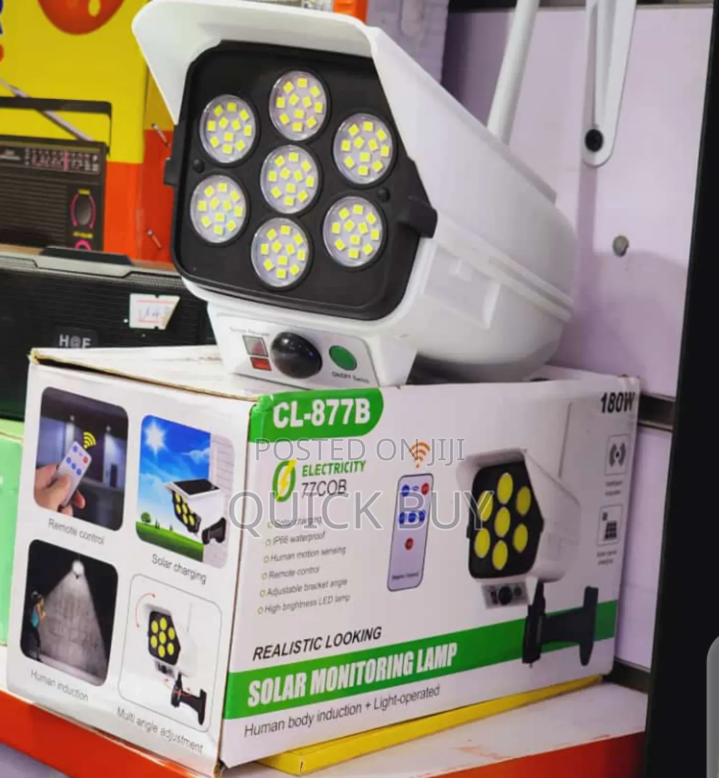 Dummy Solar Power Security Camera With Motion Sensor