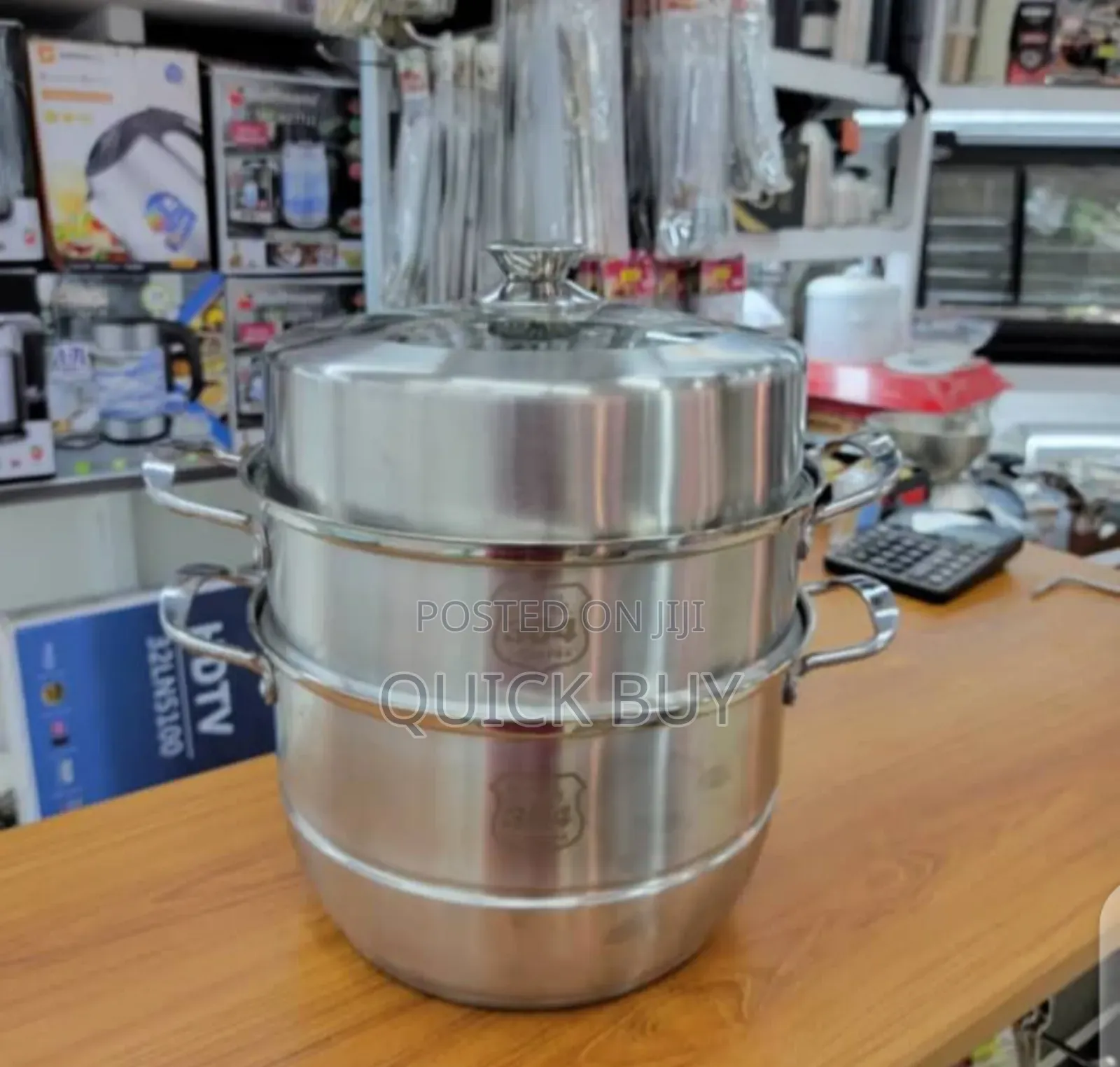 Original 2 Layer Stainless Soup Cooker Premium Food Steamer