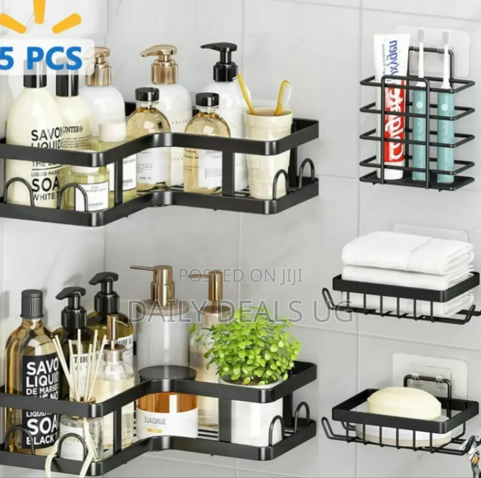 Wall Mounted Bathroom Shelf Rack