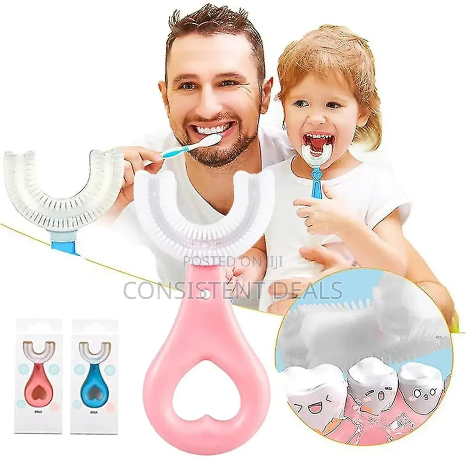 Children U-Shaped Toothbrush