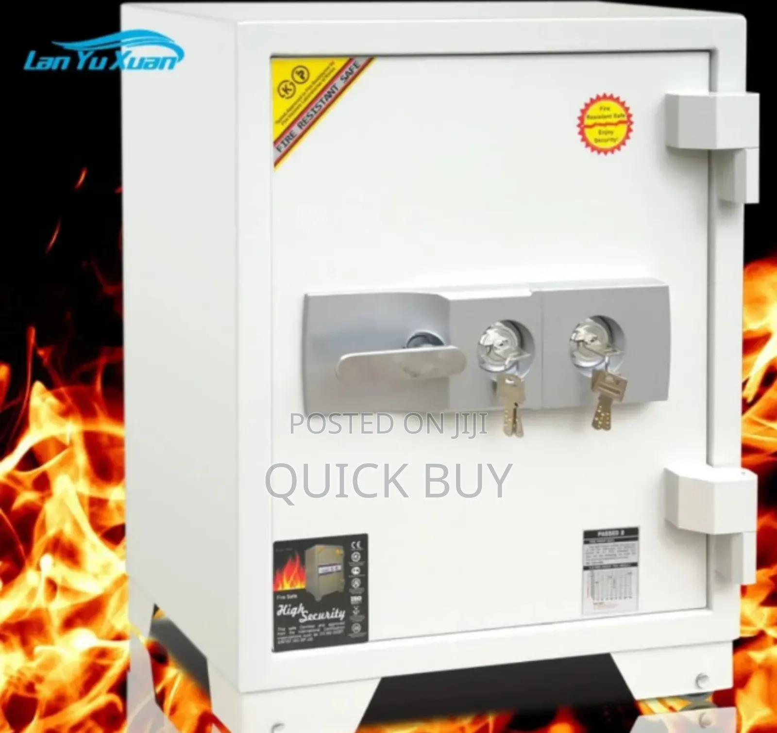 Reinforced Extraordinary Diplomatic Fireproof Safe