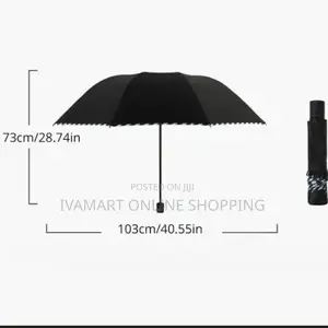 3 - Fold Portable Rain / Sun Umbrella