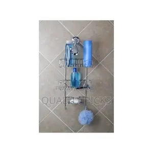 Bathroom Organizer Vertical Fit Shower Caddy Storage Rack