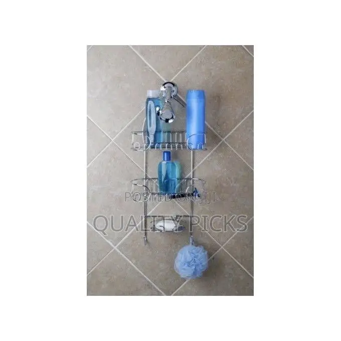 Bathroom Organizer Vertical Fit Shower Caddy Storage Rack