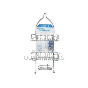 Bathroom Organizer Vertical Fit Shower Caddy Storage Rack