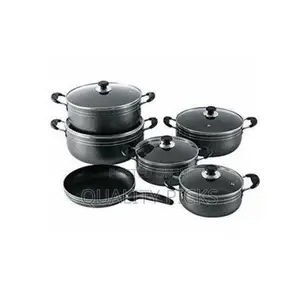 Tornado 11 Piece Non-Stick Saucepans Cookware Dishes Pots.