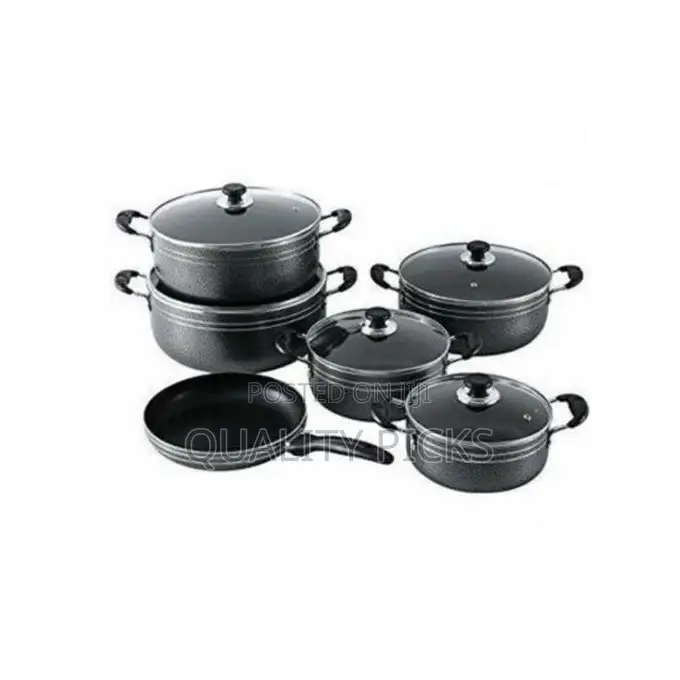 Tornado 11 Piece Non-Stick Saucepans Cookware Dishes Pots.