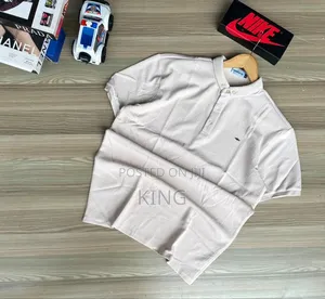Creamie Polo Collar T Shirt. Simple and Classic