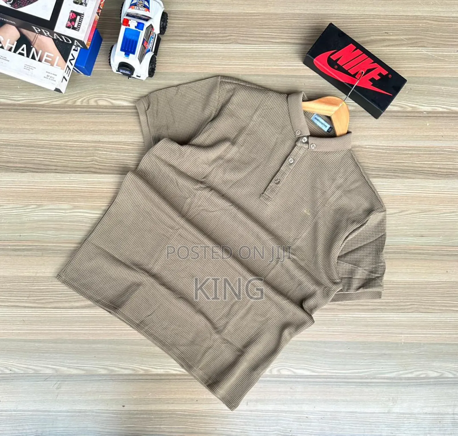Brownie Polo Collar T Shirt. Simple and Classic