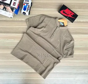 Brownie Polo Collar T Shirt. Simple and Classic