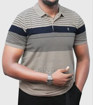 Structured Polo Collar T Shirt. Simple and Classic