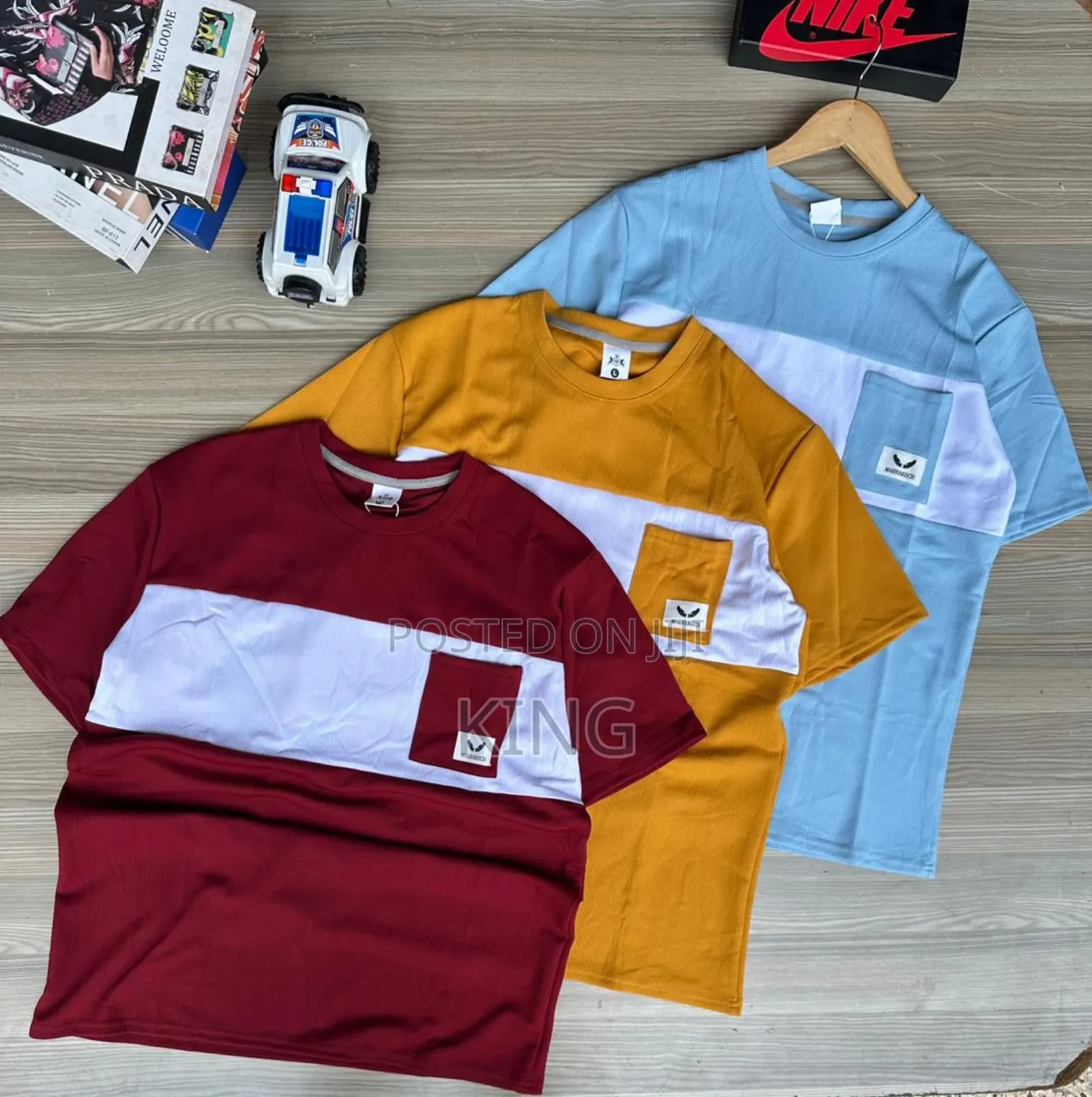 Crew Neck T-Shirts. 3in1