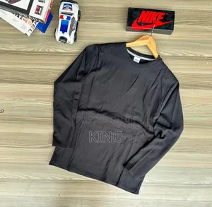 Black Crew Neck Long Sleeve T-Shirt