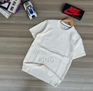 Crew Neck T-Shirt. Dusky White
