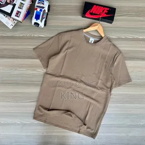 Dusky Brown Crew Neck T-Shirts