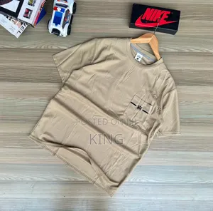 Amiri Crew Neck T-shirt.Dusky Brown