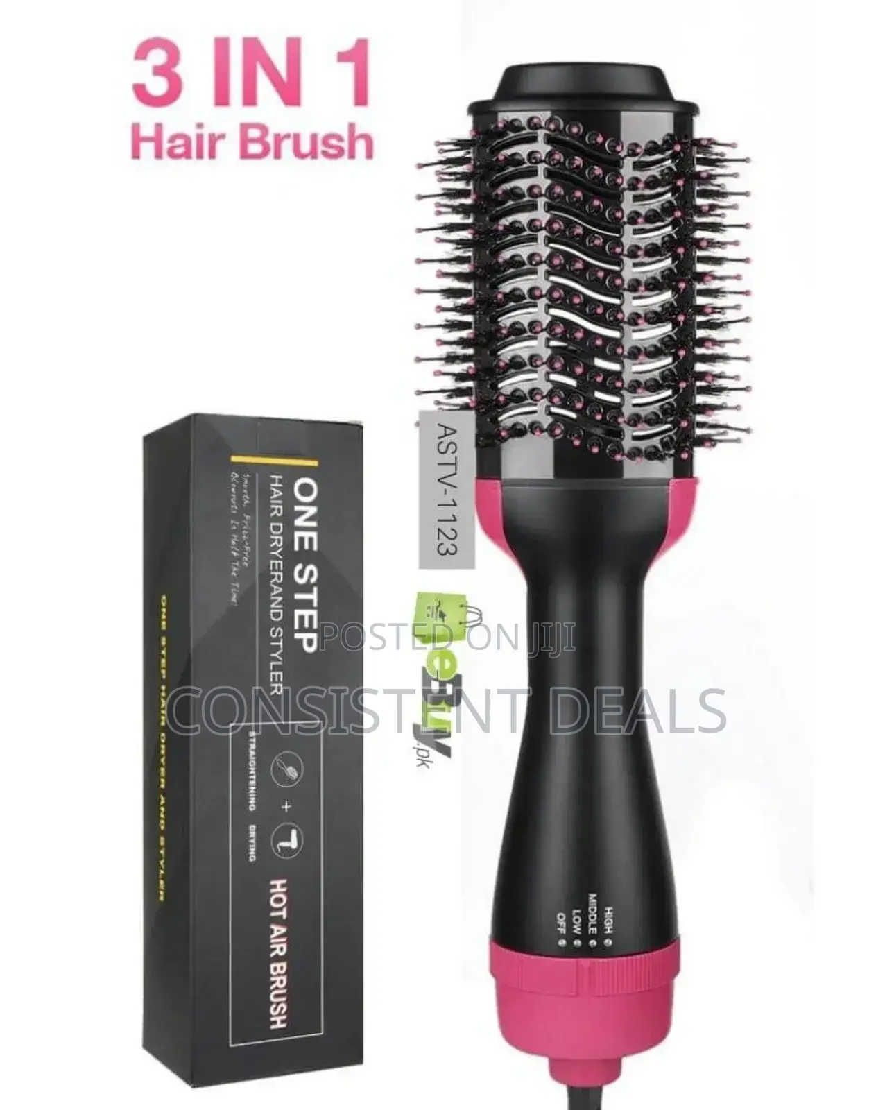One Step Hot Hair Straightener Brush/ Comb
