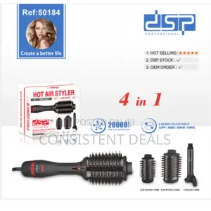 DSP 4in1 Hot Hair Straightener Brush/ Comb