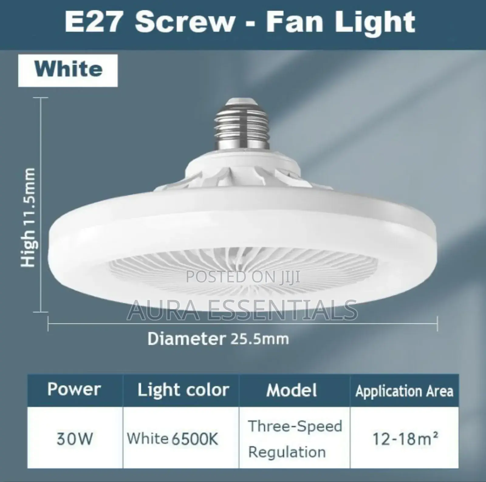 Modern Indoor Dimmable Small Ceiling Fan With Light