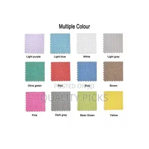 4pcs Interlocking Non Slip Bathroom Floor Tiles Rubber Mat