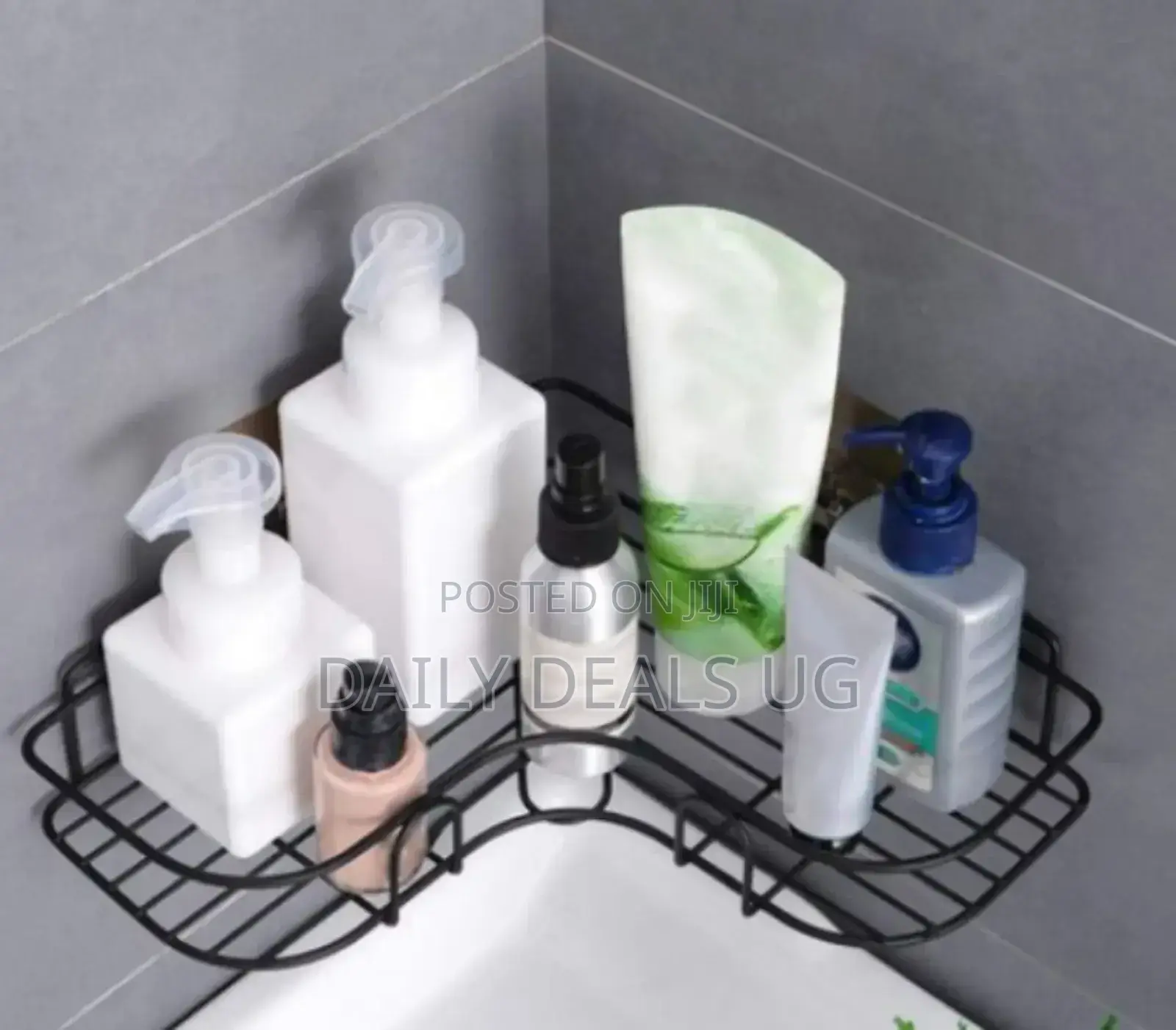 Black Metallic Shelf Rack