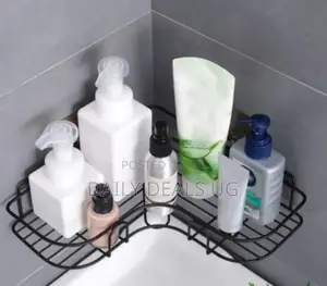 Black Metallic Shelf Rack