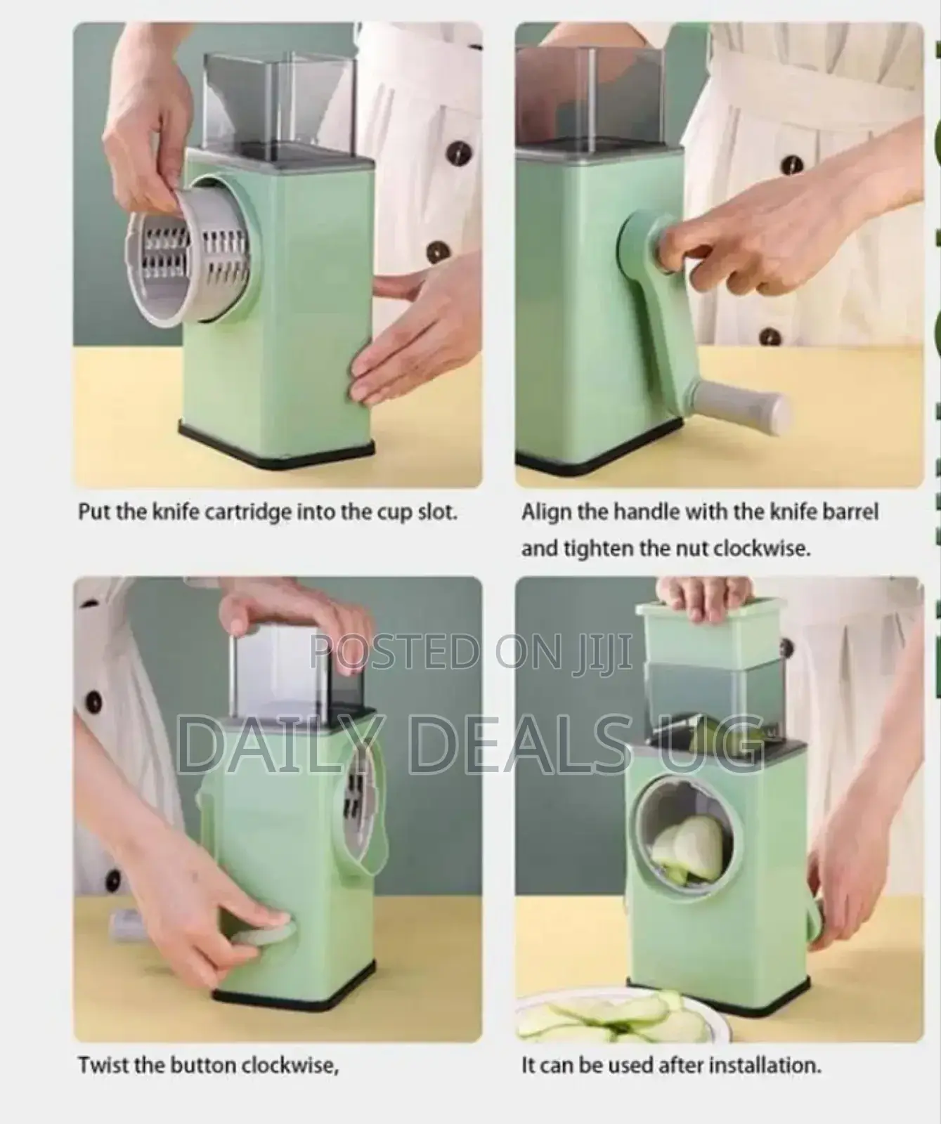 Green Manual Vegetable Cutter