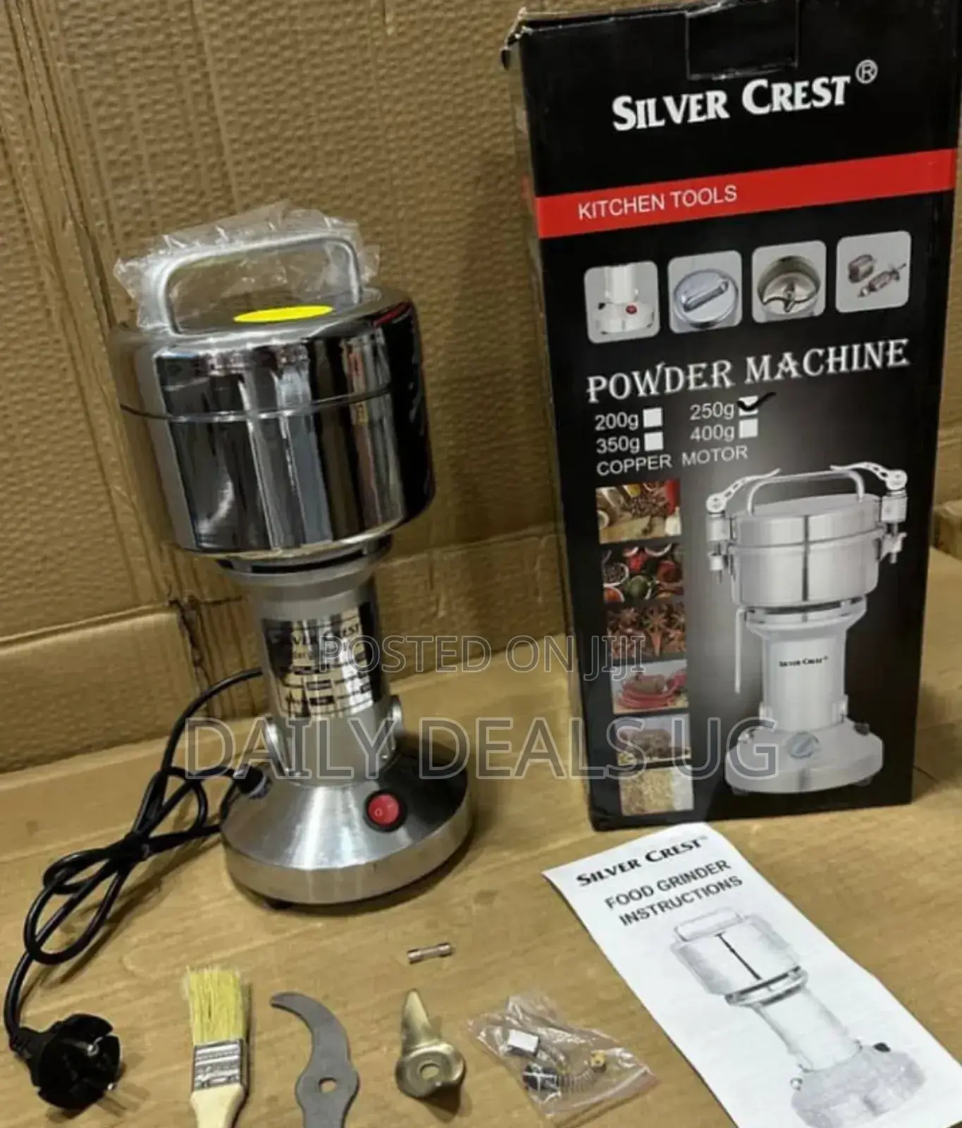 Electric Stainless Steel Sliver Crest Powder Machine