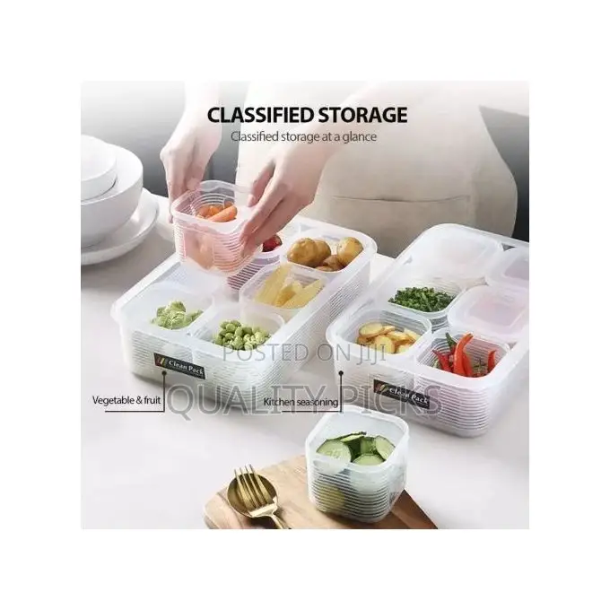 Plastic Food Storage Containers Organizer