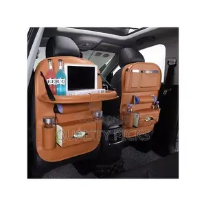 1-Piece Leather Car Backseat Organizer