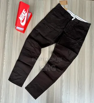 Coffee Brown Khaki Cargo Pants