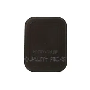 3 Piece Non Slide Rubber Serving Trays-Black
