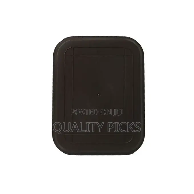 3 Piece Non Slide Rubber Serving Trays-Black