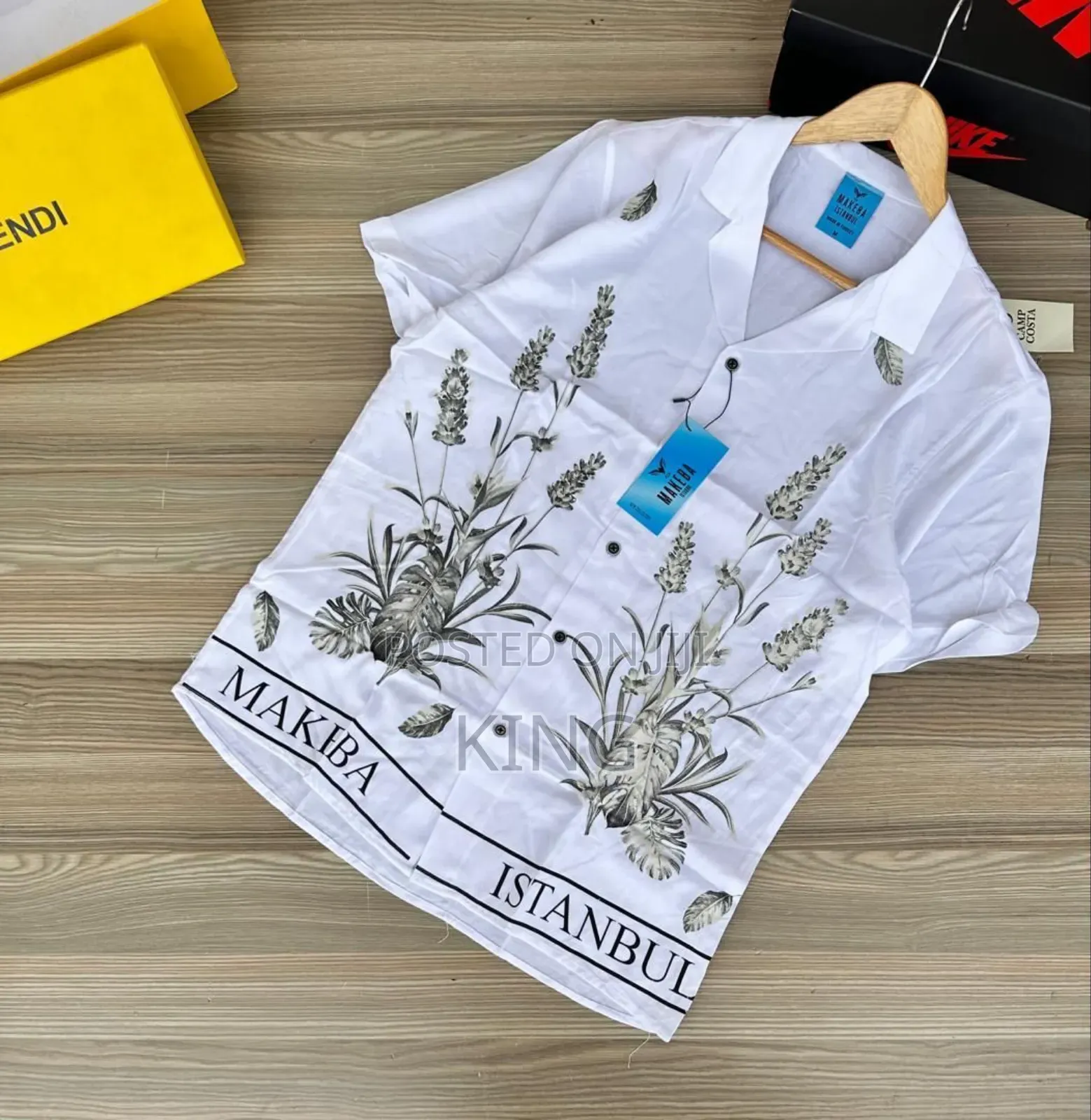 Makeba Istanbul Shirt. White