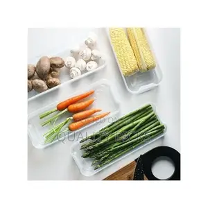 3 Layer Food Storage Fridge Container Boxes- Multicolor
