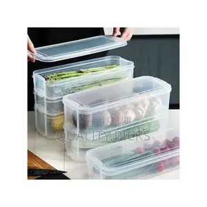 3 Layer Food Storage Fridge Container Boxes- Multicolor