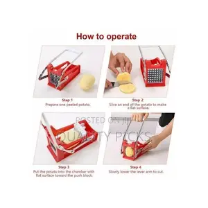 Jumbo Interchangeable Vegetable Potato Chips Cutter Slicer