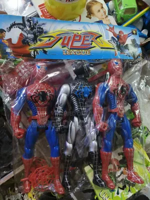 Pack of 3 Kids Spiderman Toys